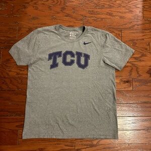 Nike grey TCU shirt L